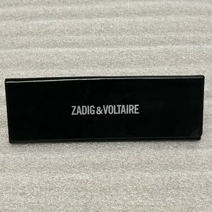 ZADIG & VOLTAIRE BLACK TRIANGLE VELVET LINED EYEGLASS SUNGLASS HARD SHELL CASE